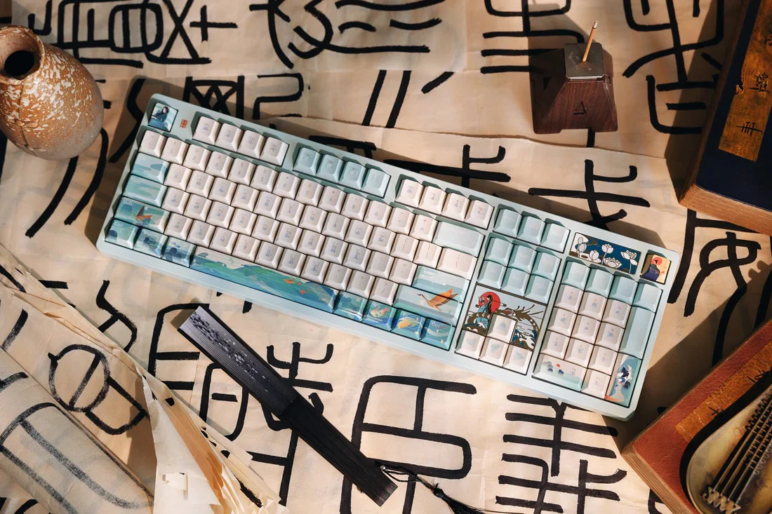 Varmilo Goddess LuoShen VA100 Hotswap Bluetooth RGB Cherry PBT Mechanical Keyboard - Image 5