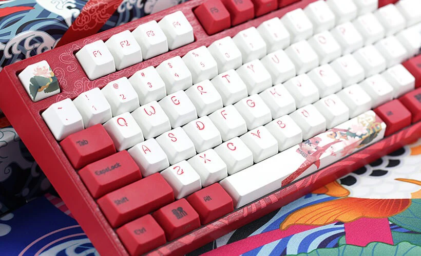 Varmilo MA108M Koi White LED Dye Sub PBT Mechanical Keyboard - Image 6