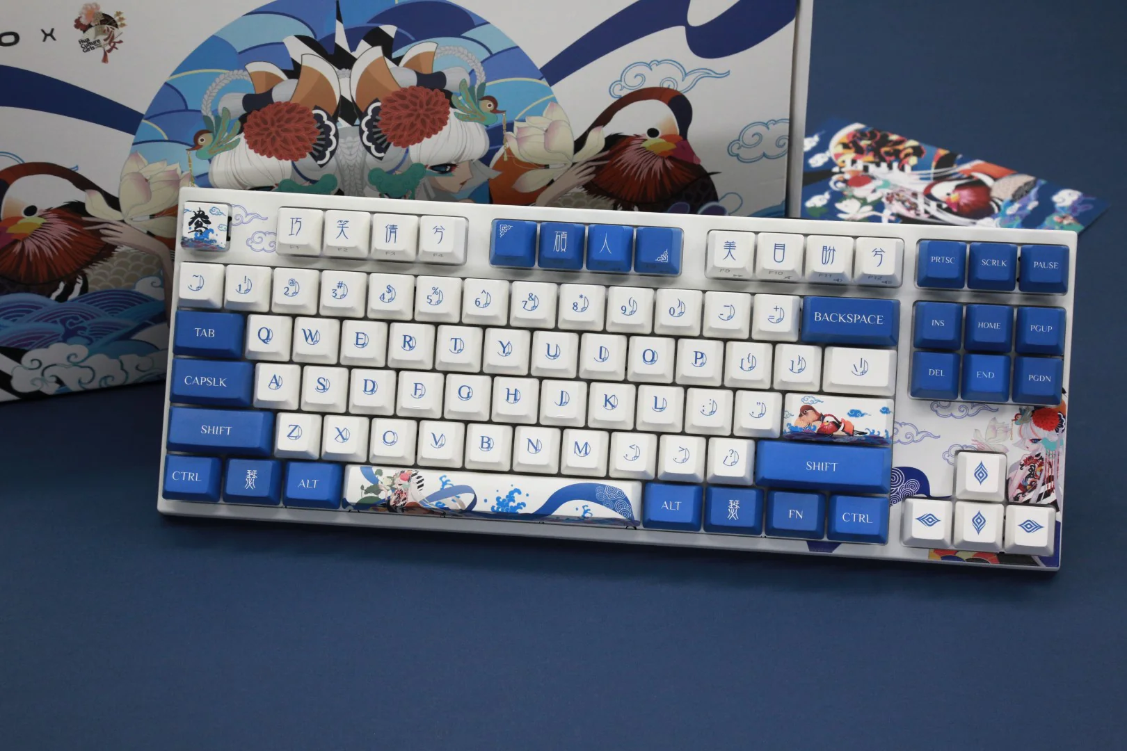 Varmilo MA87M Love Birds I White LED TKL Dye Sub PBT Mechanical Keyboard - Image 3