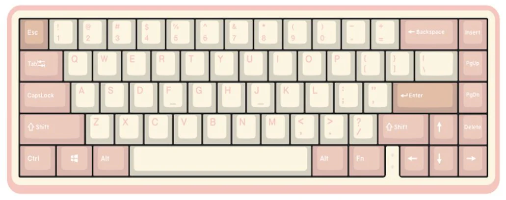 Varmilo Minilo VXB67 Mendozae 65% Bluetooth White LED EC Mechanical Keyboard - Image 10