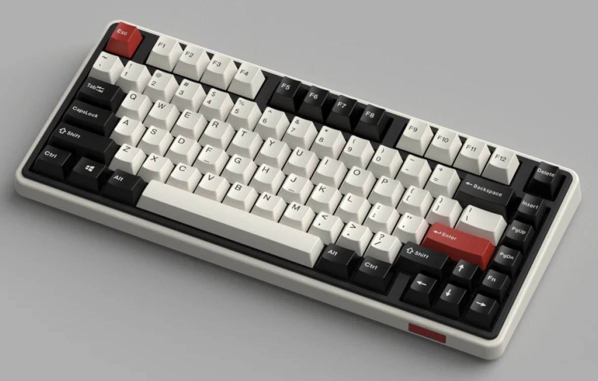 Varmilo Minilo VXH81 Retro 75% Hotswap White LED Mechanical Keyboard