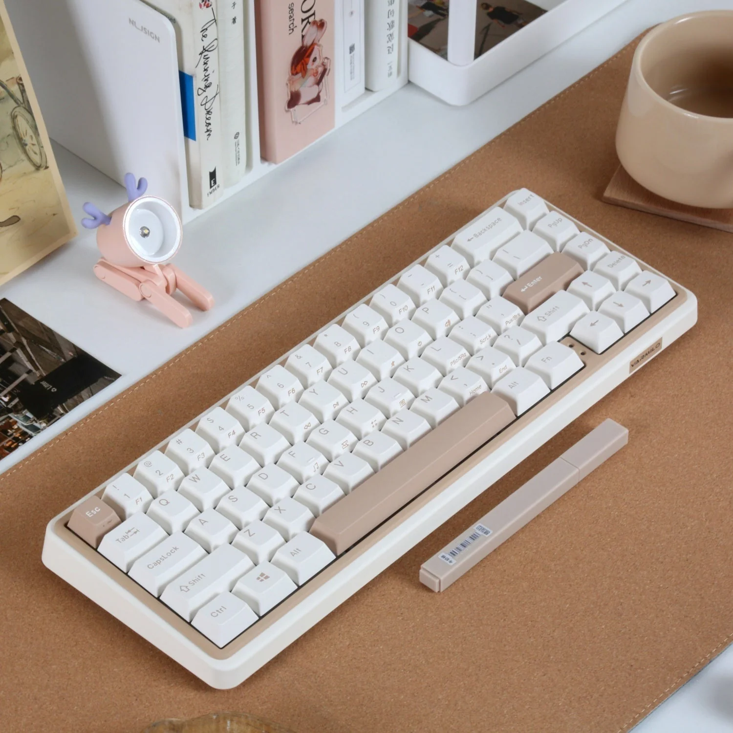 Varmilo Minilo VXT67 Latte 65% Wireless Hotswap RGB Keyboard - Image 2