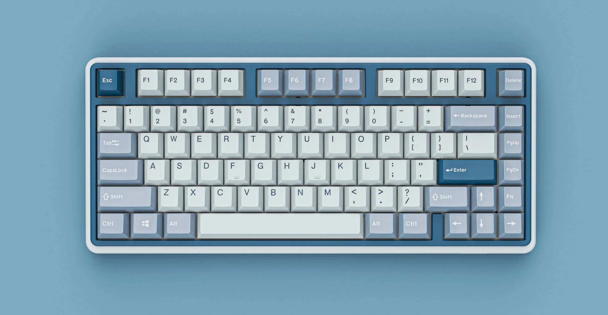 Varmilo Minilo VXT81 Bluebell 75% Hotswap Triple Mode RGB Mechanical Keyboard