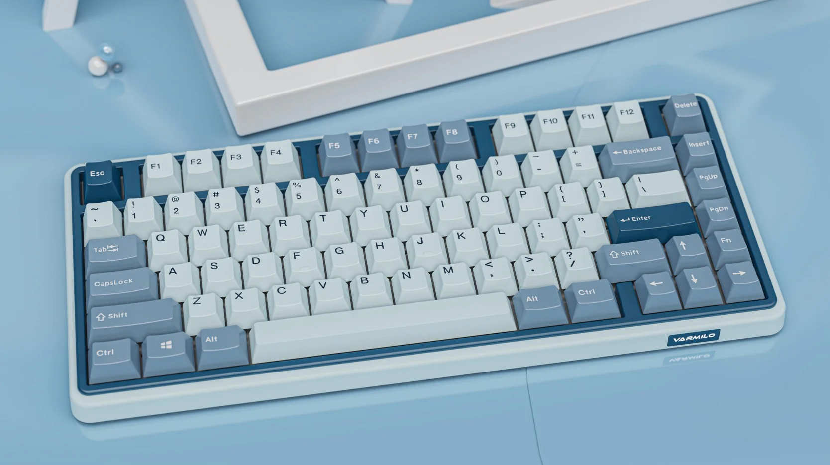 Varmilo Minilo VXT81 Bluebell 75% Hotswap Triple Mode RGB Mechanical Keyboard - Image 2