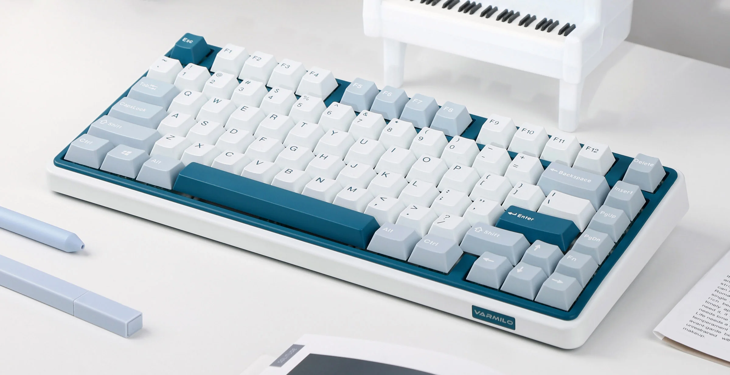 Varmilo Minilo VXT81 Bluebell 75% Hotswap Triple Mode RGB Mechanical Keyboard - Image 6
