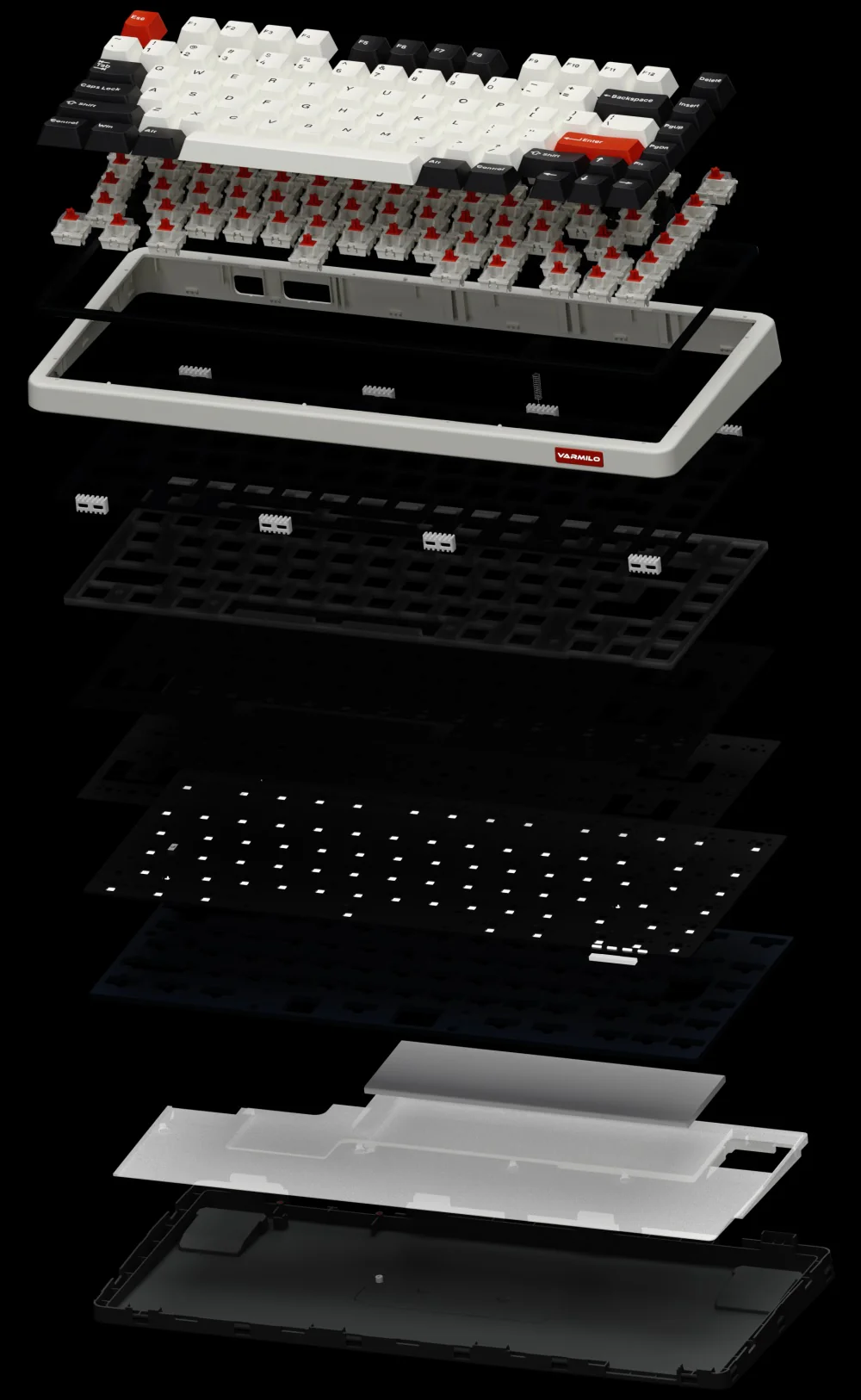 Varmilo Minilo75 Pro Eucalyptus Hotswap Wireless RGB Keyboard - Image 5