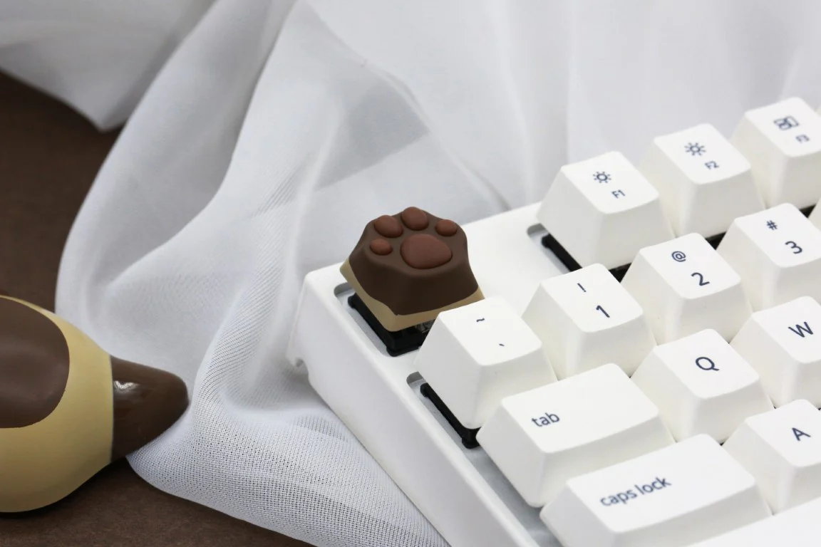 Varmilo Siamese Kitty Paw ABS / Silicon Keycap - Image 3