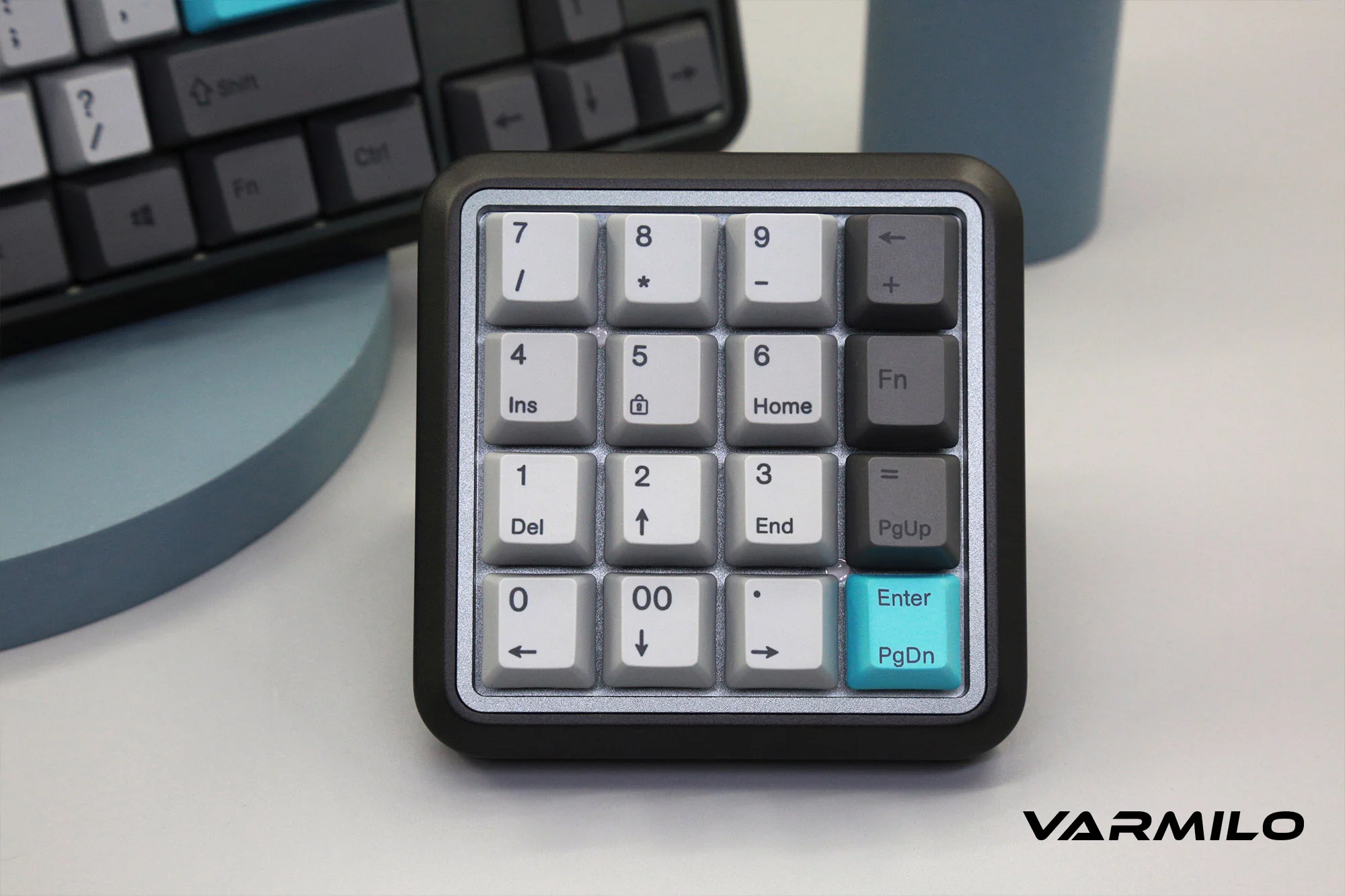 Varmilo Sword 2-16 Moonlight White LED Numpad Dye Sub PBT Aluminum EC Mechanical Keyboard - Image 3