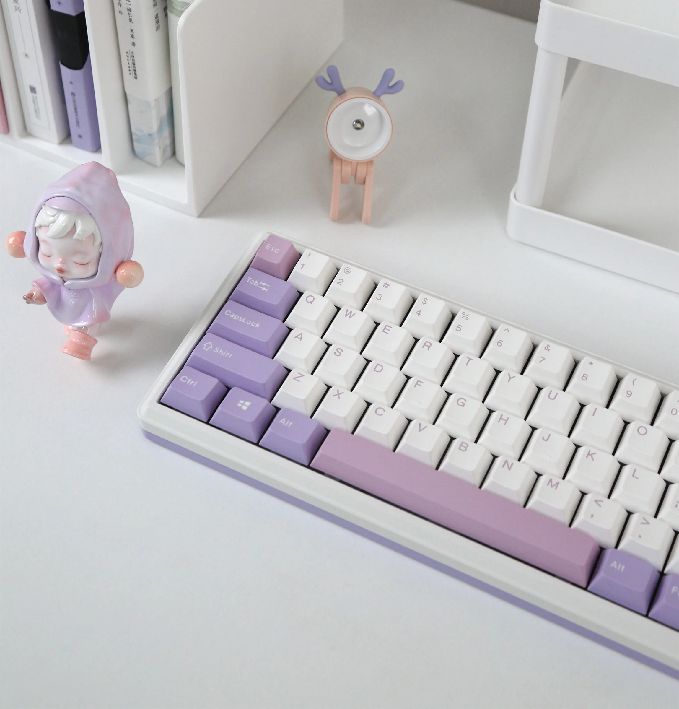 Varmilo Sword68 Lilac Aluminum 65% Hotswap Wireless RGB Mechanical Keyboard - Image 5