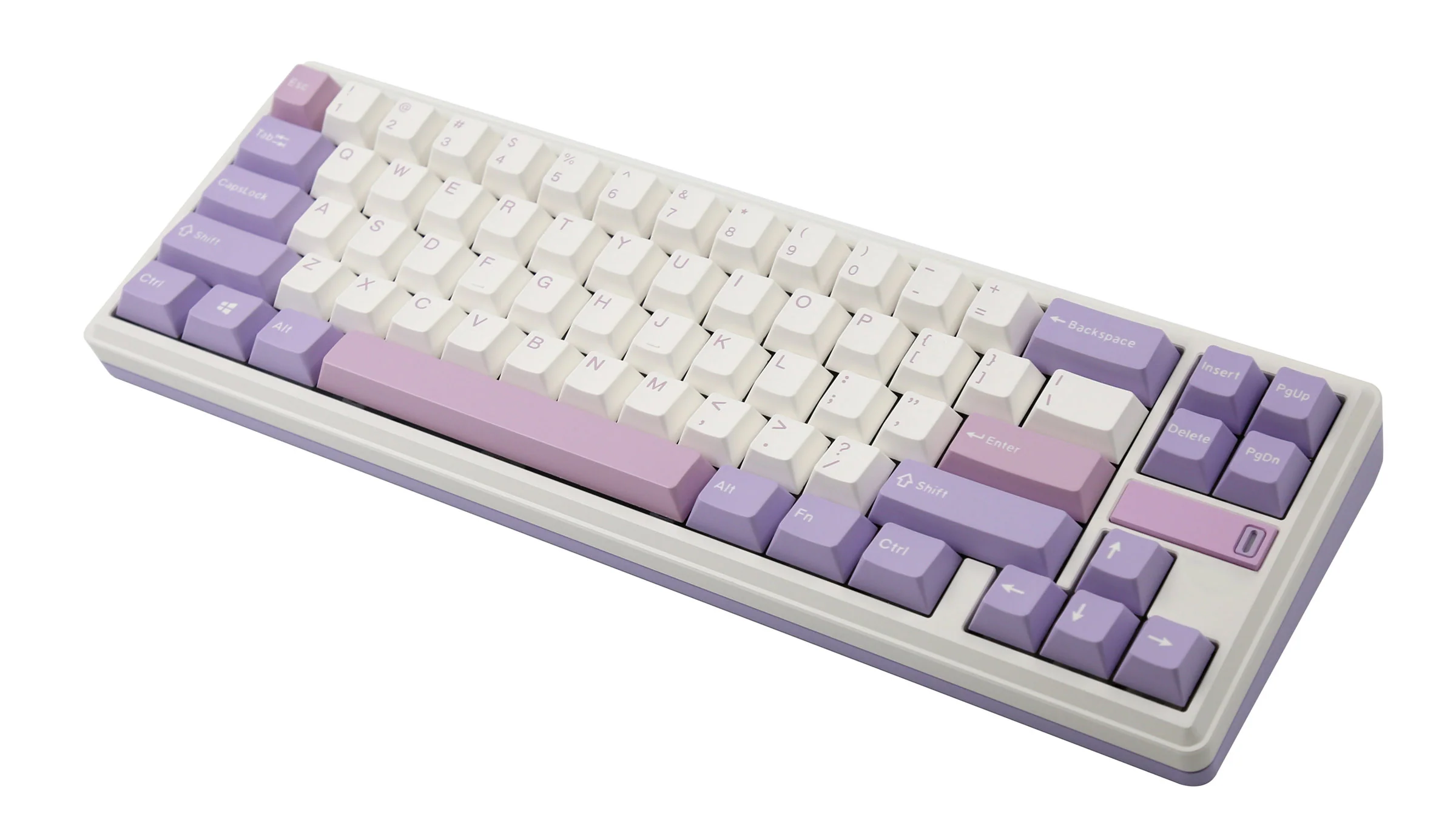 Varmilo Sword68 Lilac Aluminum 65% Hotswap Wireless RGB Mechanical Keyboard - Image 9
