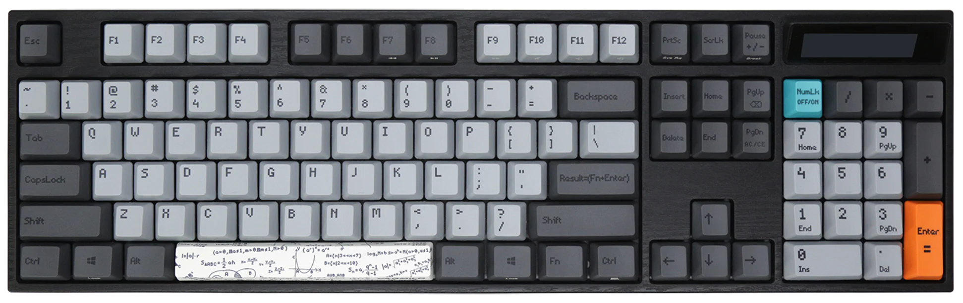 Varmilo VA104C Calculator White LED Dye Sub PBT Mechanical Keyboard