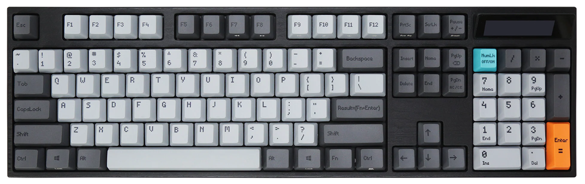 Varmilo VA104C Calculator White LED Dye Sub PBT Mechanical Keyboard - Image 2