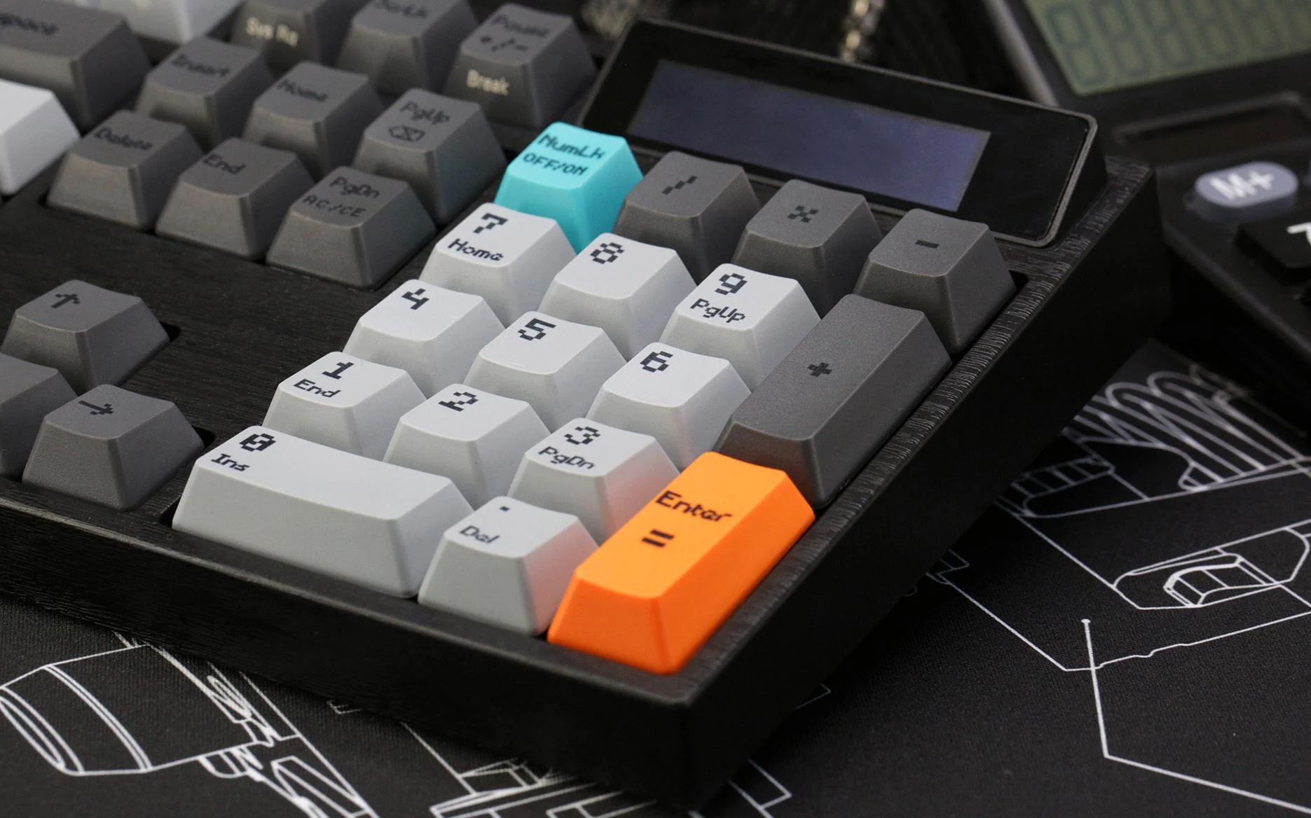 Varmilo VA104C Calculator White LED Dye Sub PBT Mechanical Keyboard - Image 9