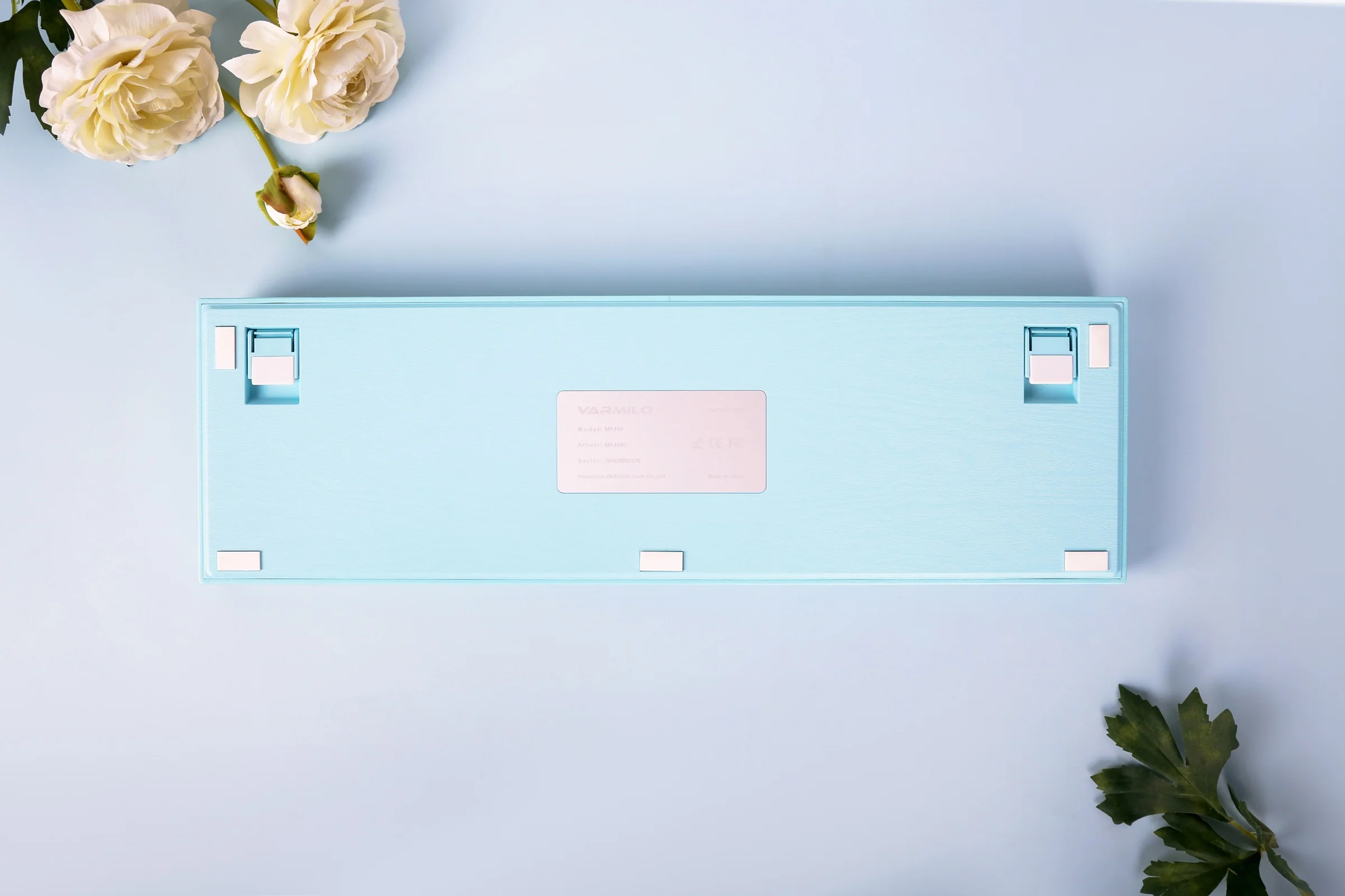 Varmilo VA108M Jasmine White LED Dye Sub PBT Mechanical Keyboard - Image 5