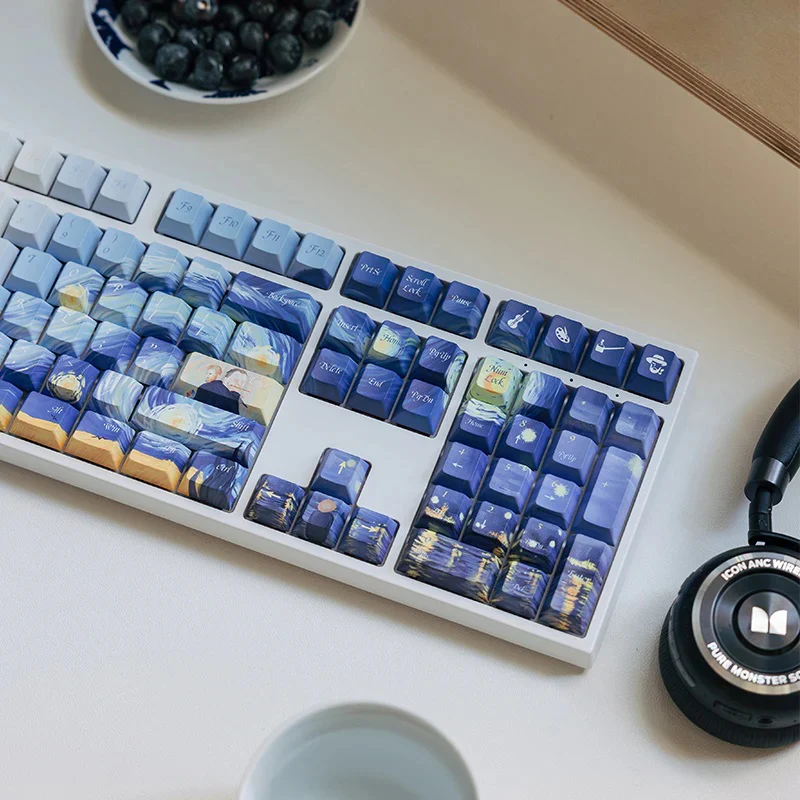 Varmilo Van Gogh 130 Key Dye Sub PBT Keycap Set - Image 6