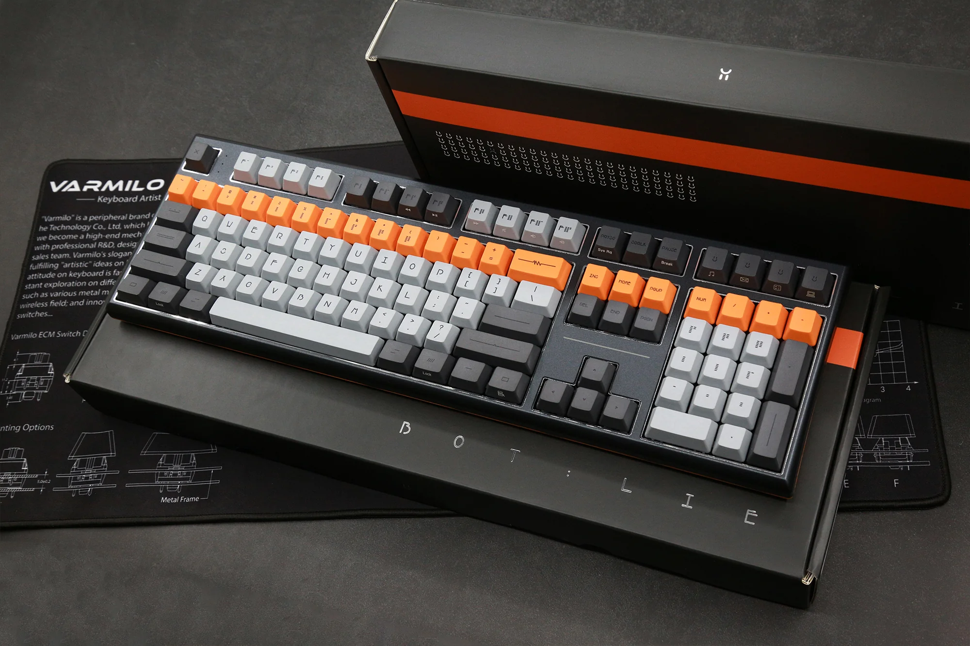 Varmilo Lure Series Lie White LED EC Mechanical Keyboard - Image 3