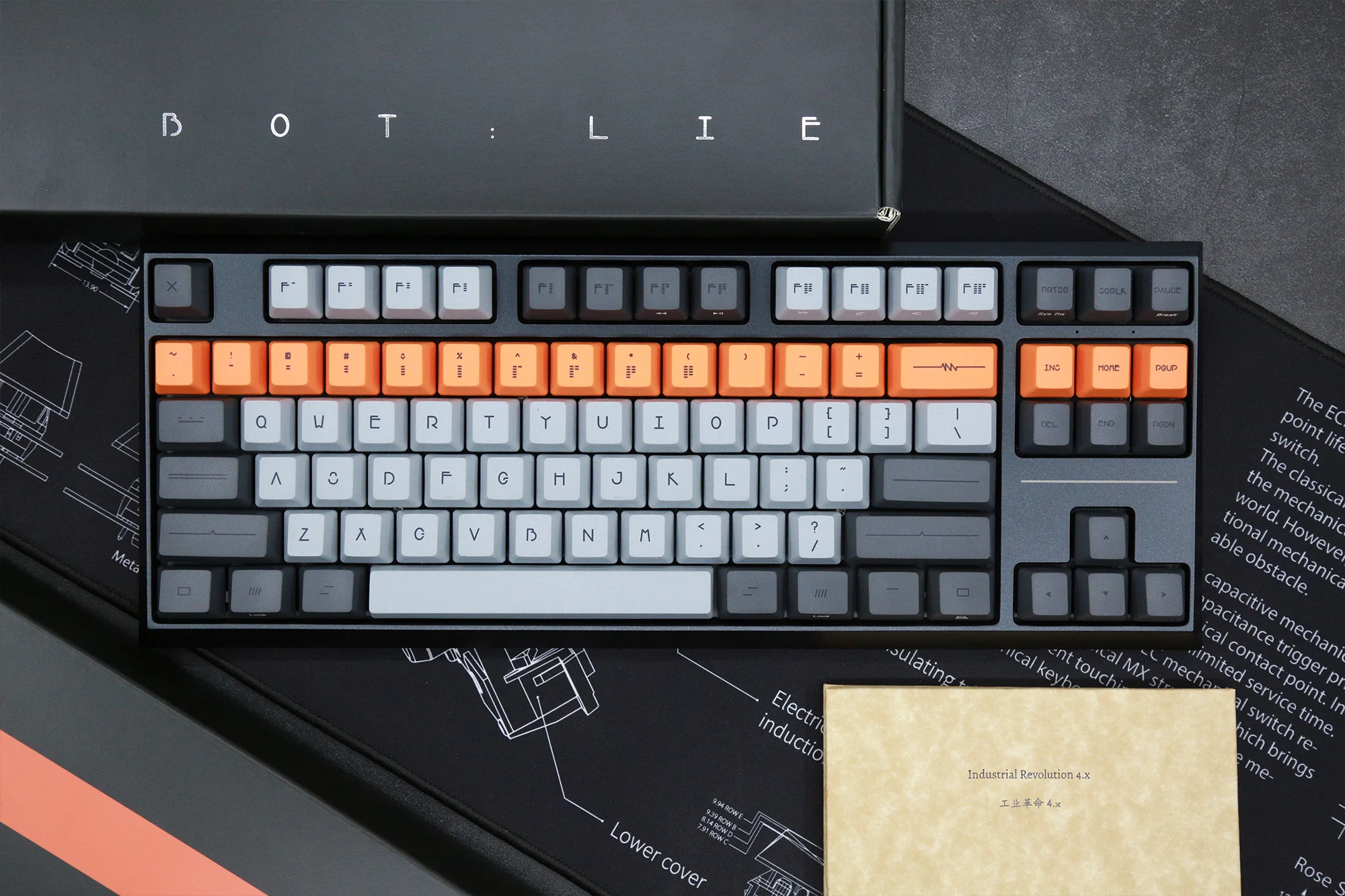 Varmilo Cliff Bot Lie TKL Triple Mode Bluetooth / Wireless Mechanical Keyboard - Image 2