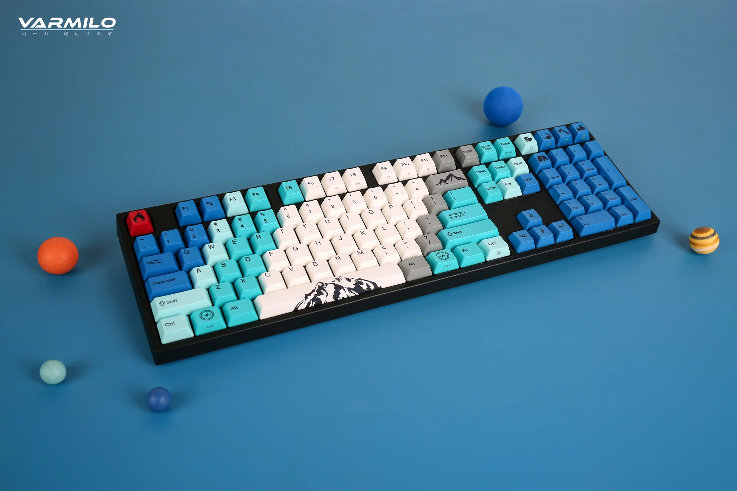 Varmilo VA Series V2 Summit R1 White LED Dye Sub PBT Mechanical Keyboard - Image 2