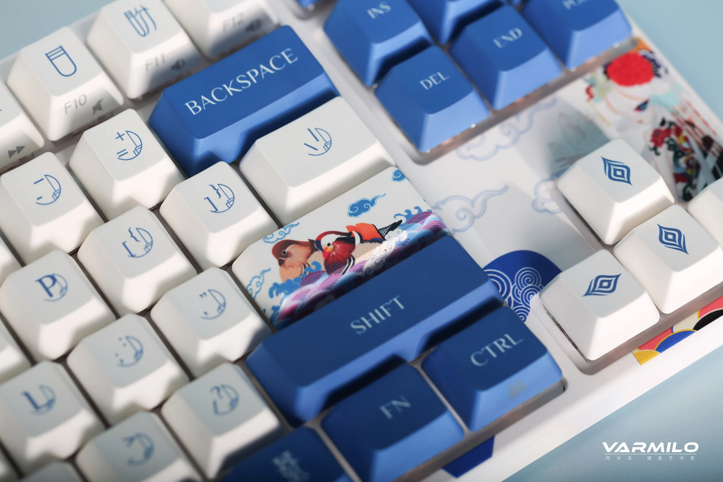 Varmilo VA Series V2 Love Birds Yang (I) TKL Mechanical Keyboard - Image 2