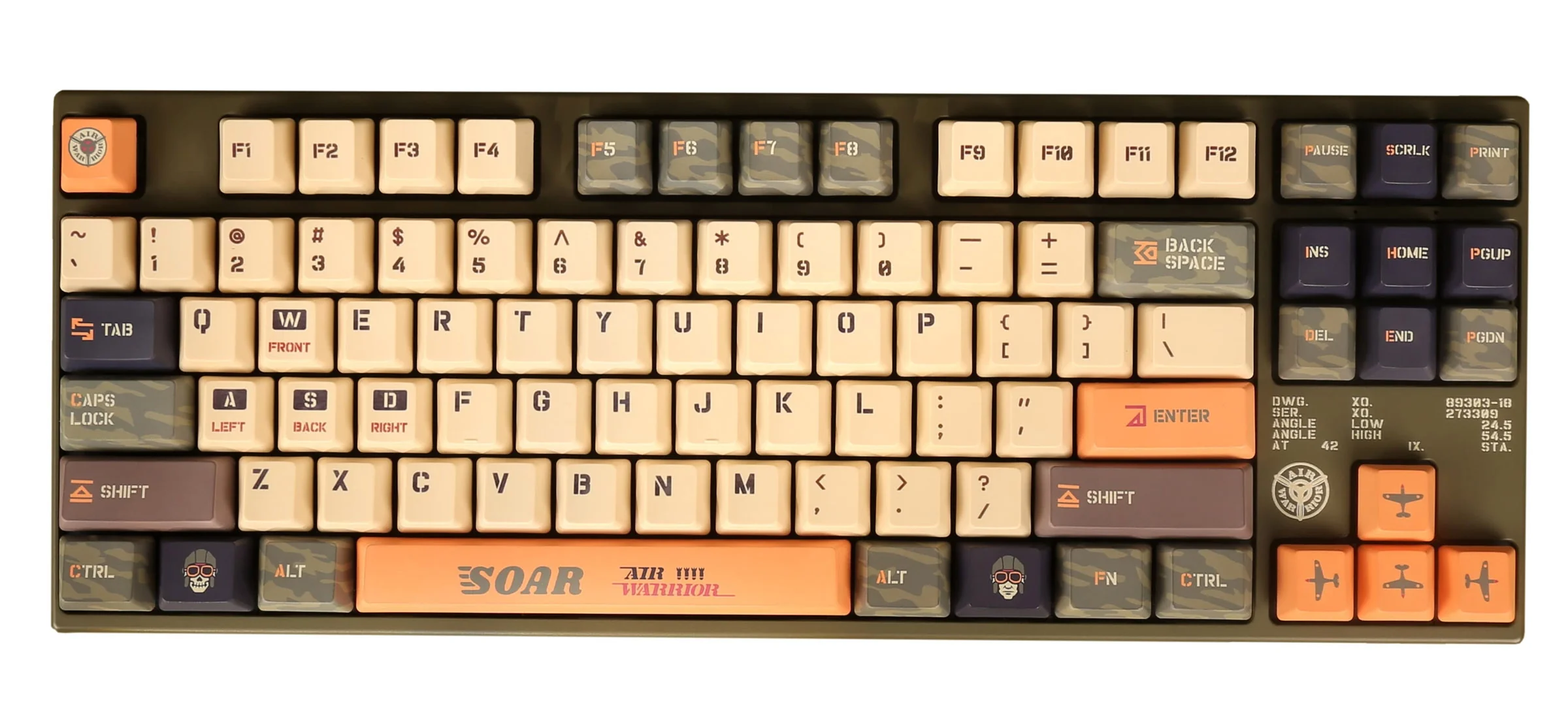 Varmilo VA Series V2 Warrior Soar TKL Mechanical Keyboard