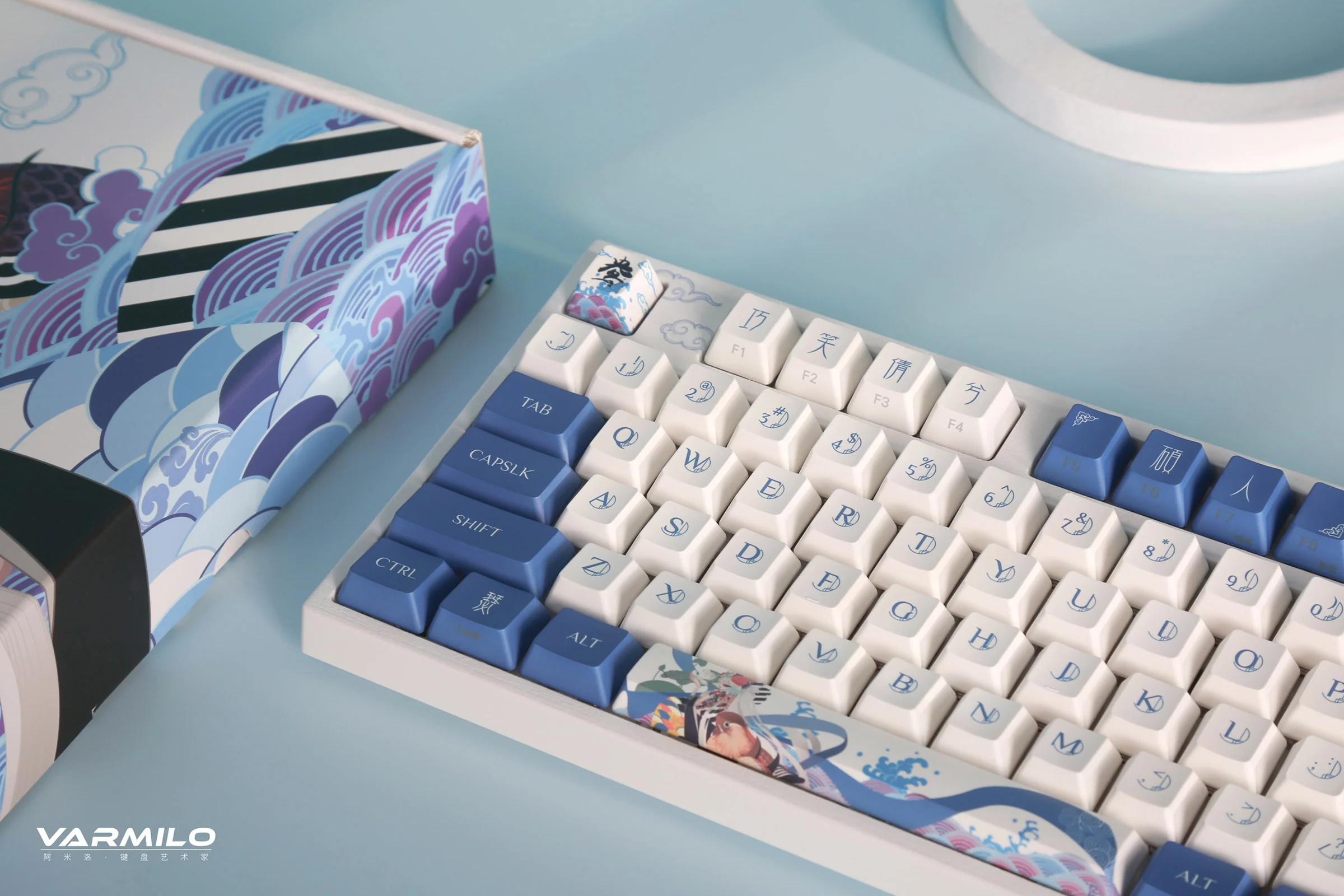 Varmilo VA Series V2 Love Birds Yang (I) Bluetooth Mechanical Keyboard - Image 3