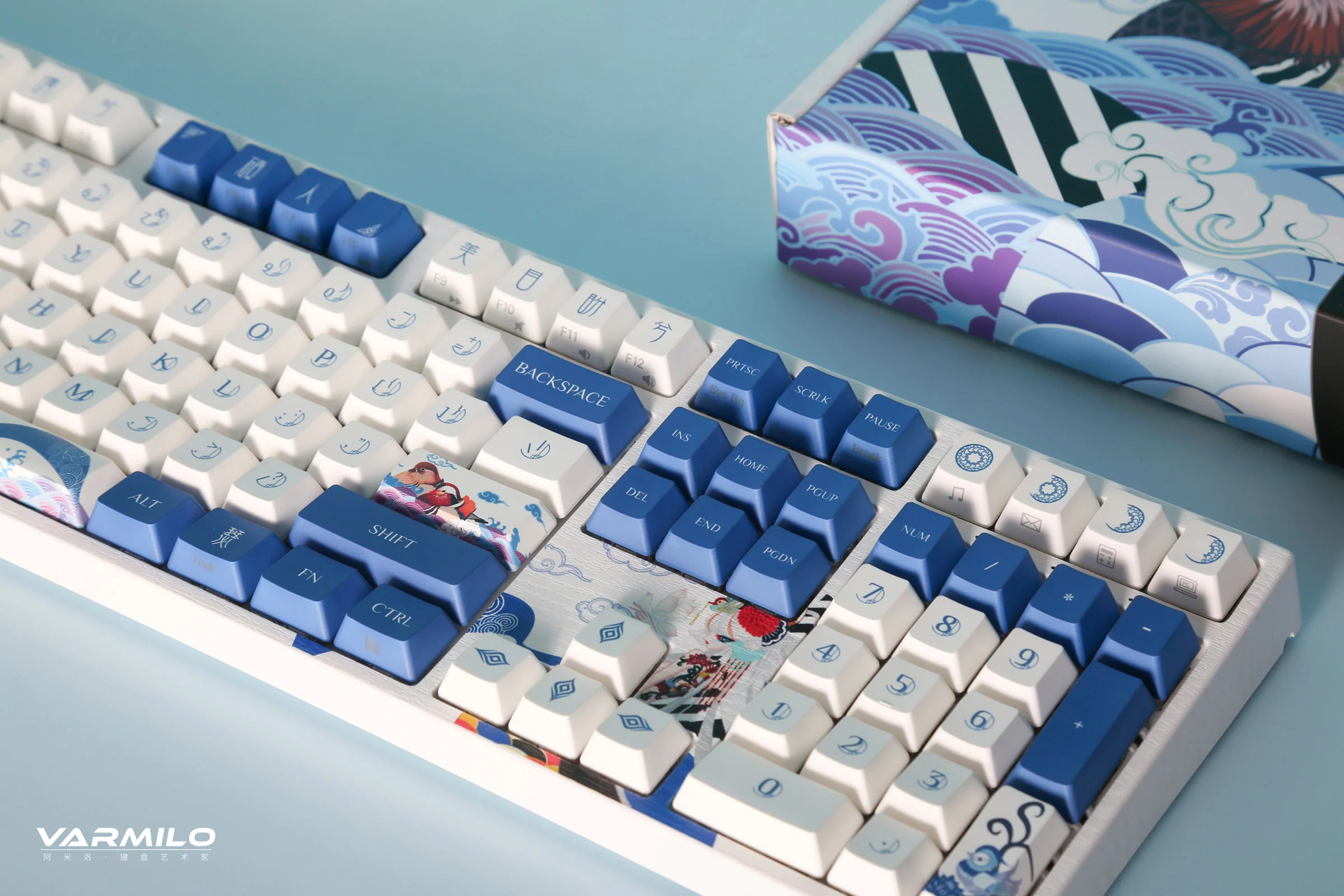 Varmilo VA Series V2 Love Birds Yang (I) Bluetooth Mechanical Keyboard - Image 4