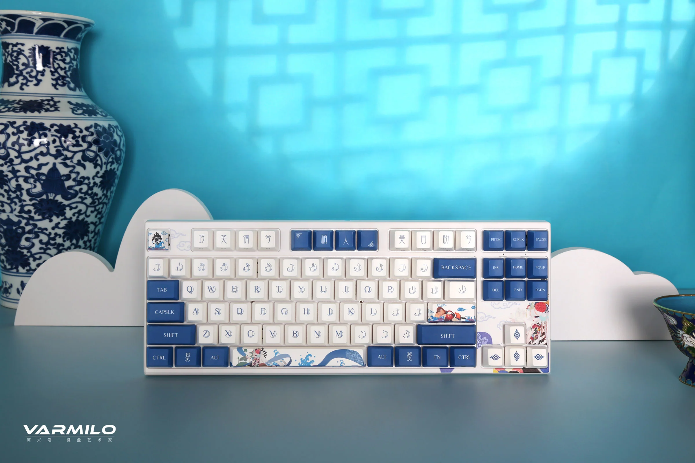 Varmilo VA Series V2 Love Birds Yang (I) TKL Bluetooth Mechanical Keyboard - Image 2