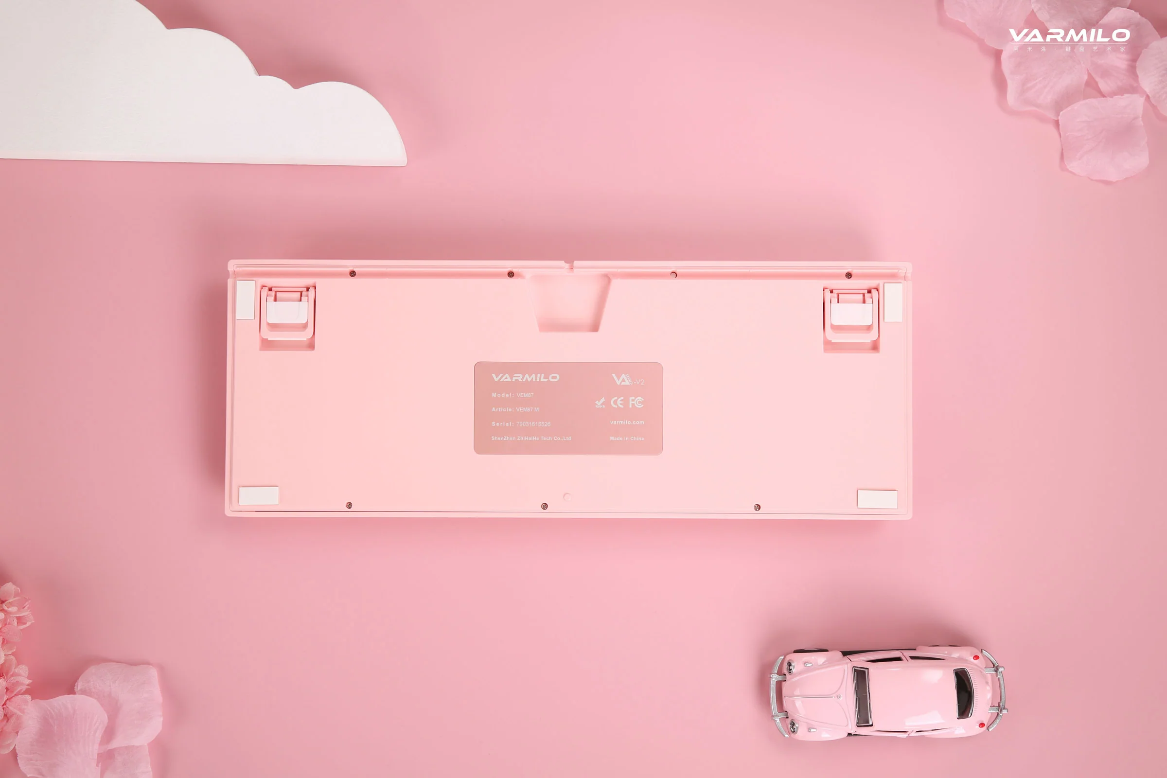 Varmilo VA Series V2 Sakura R1 TKL Bluetooth Mechanical Keyboard - Image 5