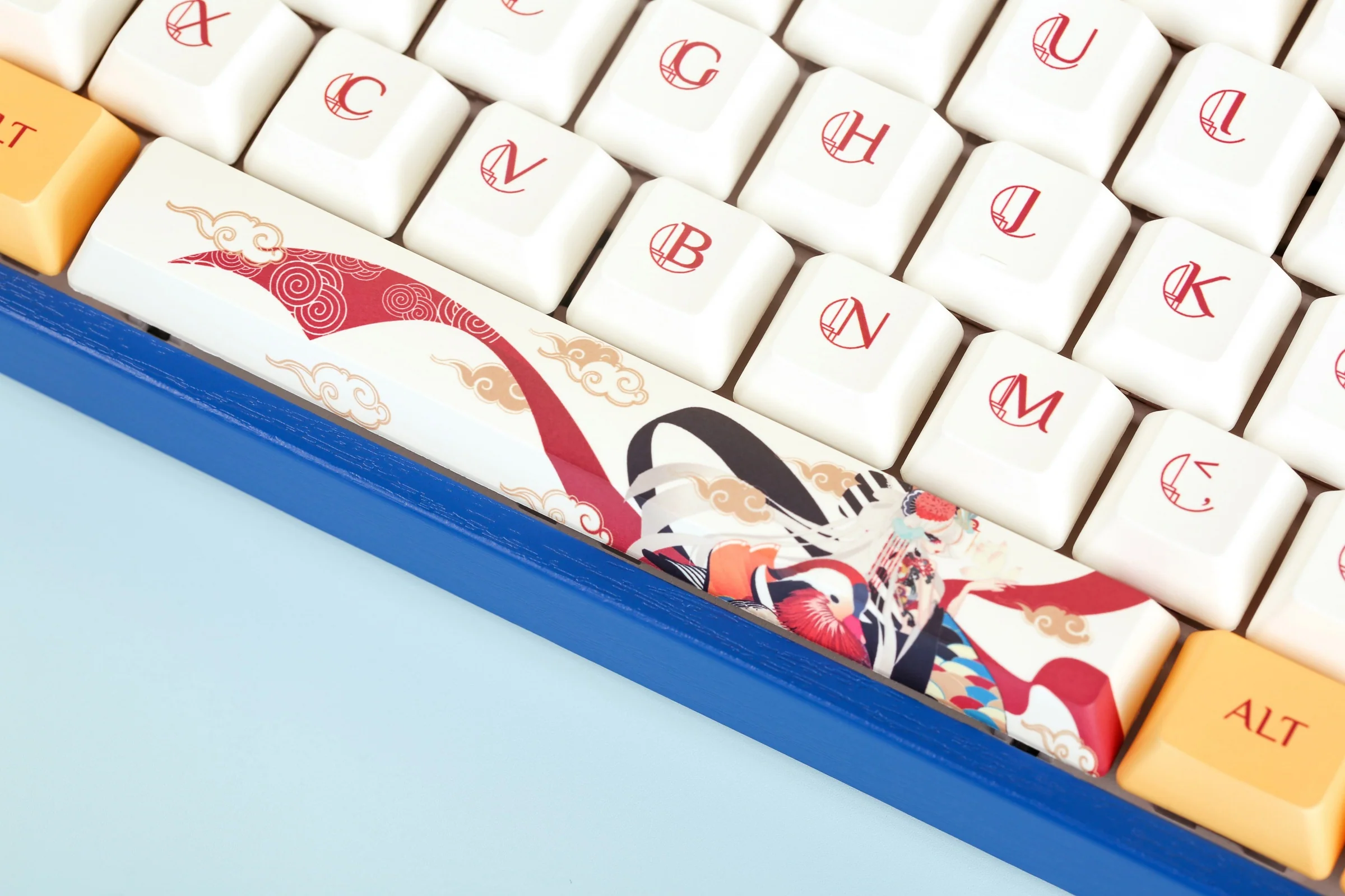 Varmilo MA Series V2 Love Birds Yuan (You) White LED EC Mechanical Keyboard - Image 2