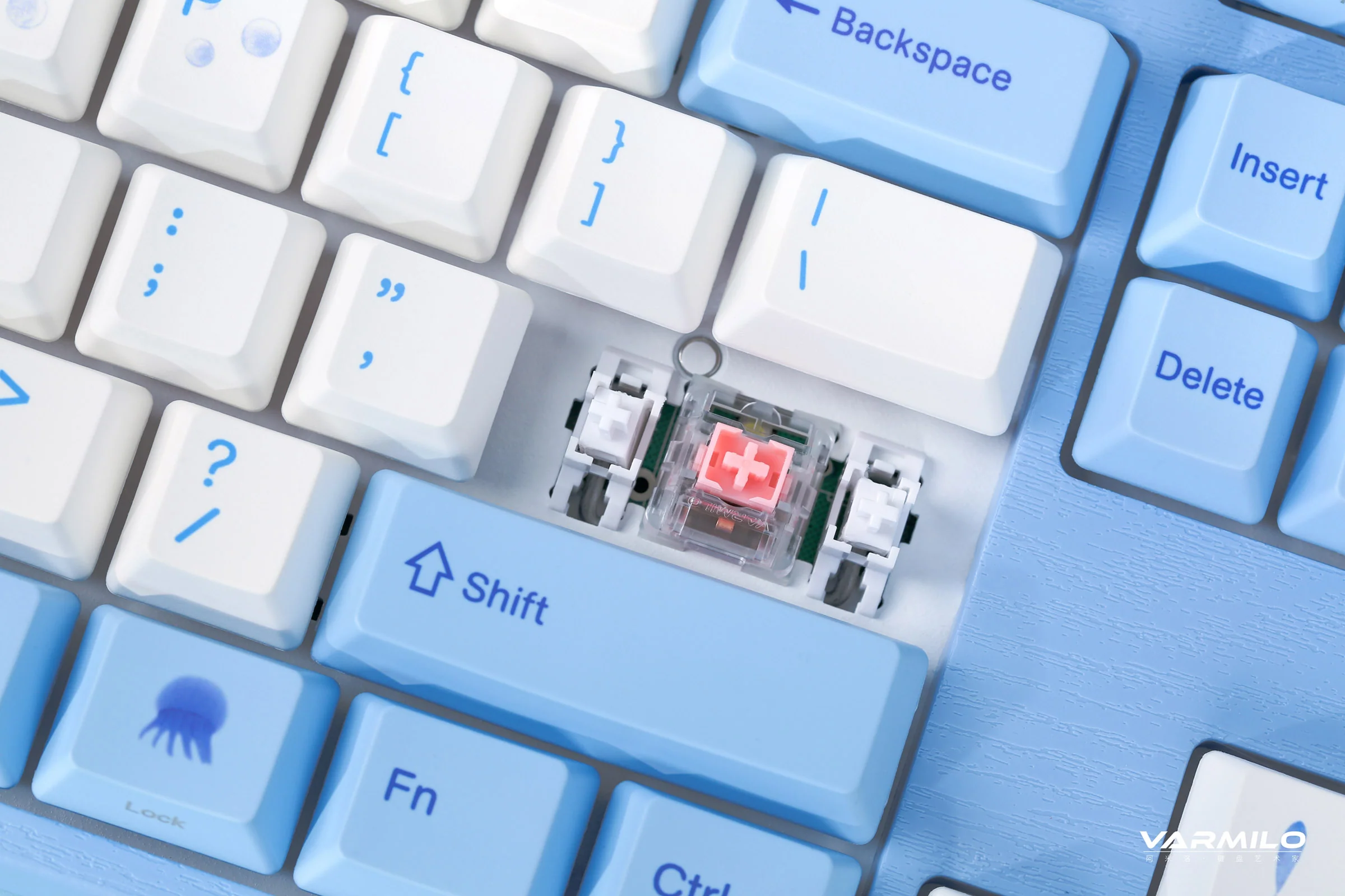 Varmilo MA Series V2 Sea Melody White LED EC Mechanical Keyboard - Image 6
