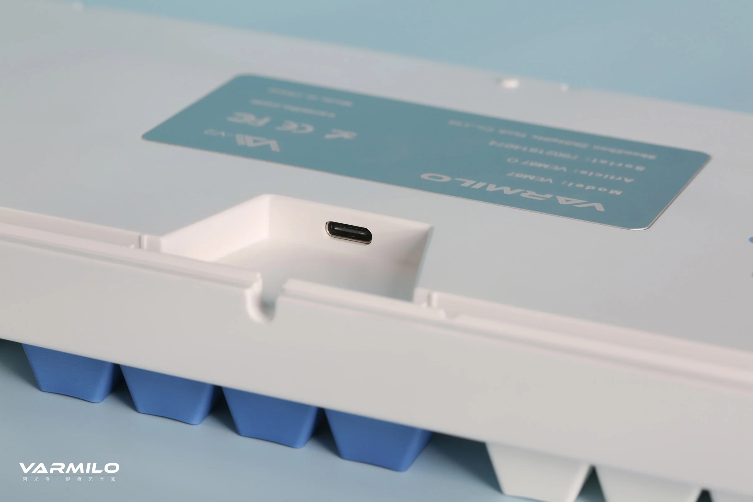 Varmilo MA Series V2 Love Birds Yang (I) White LED TKL EC Mechanical Keyboard - Image 8