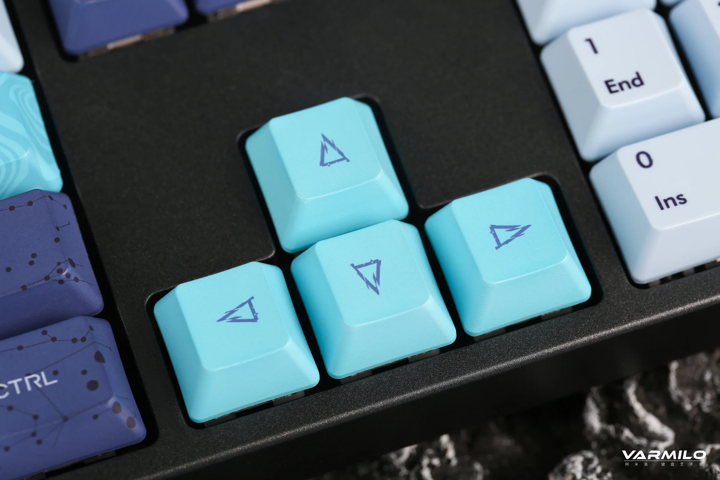 Varmilo VPE108 Aurora Hotswap Triple Mode White LED Mechanical Keyboard - Image 3