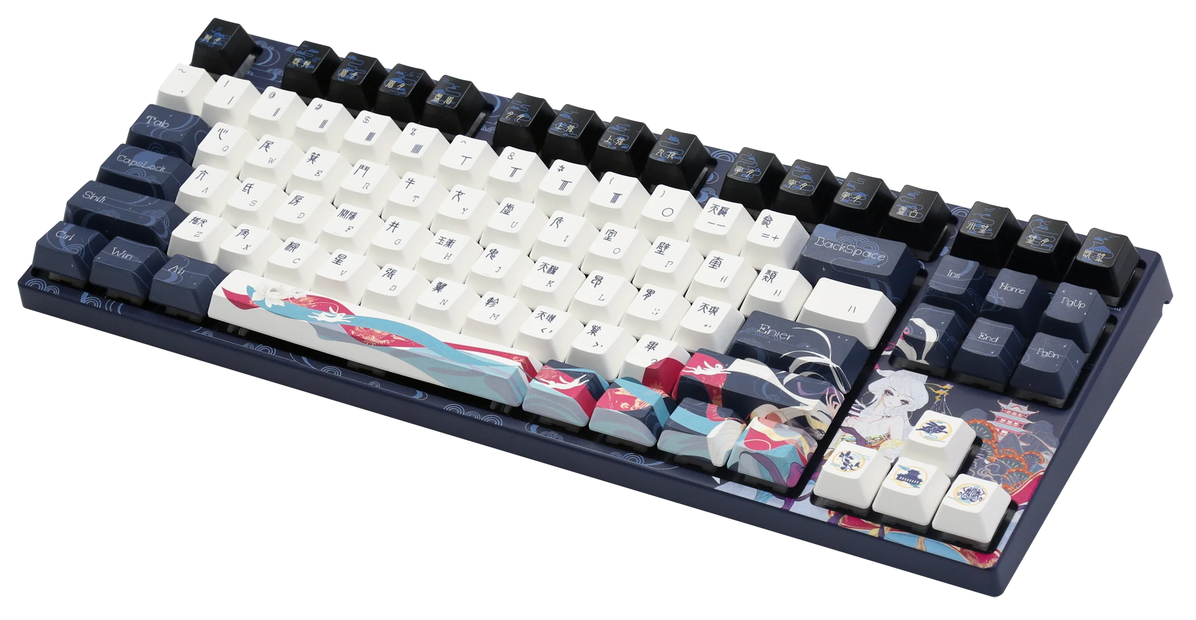 Varmilo VPE87 Chang'e TKL Hotswap Triple Mode White LED Dye Sub Mechanical Keyboard - Image 2