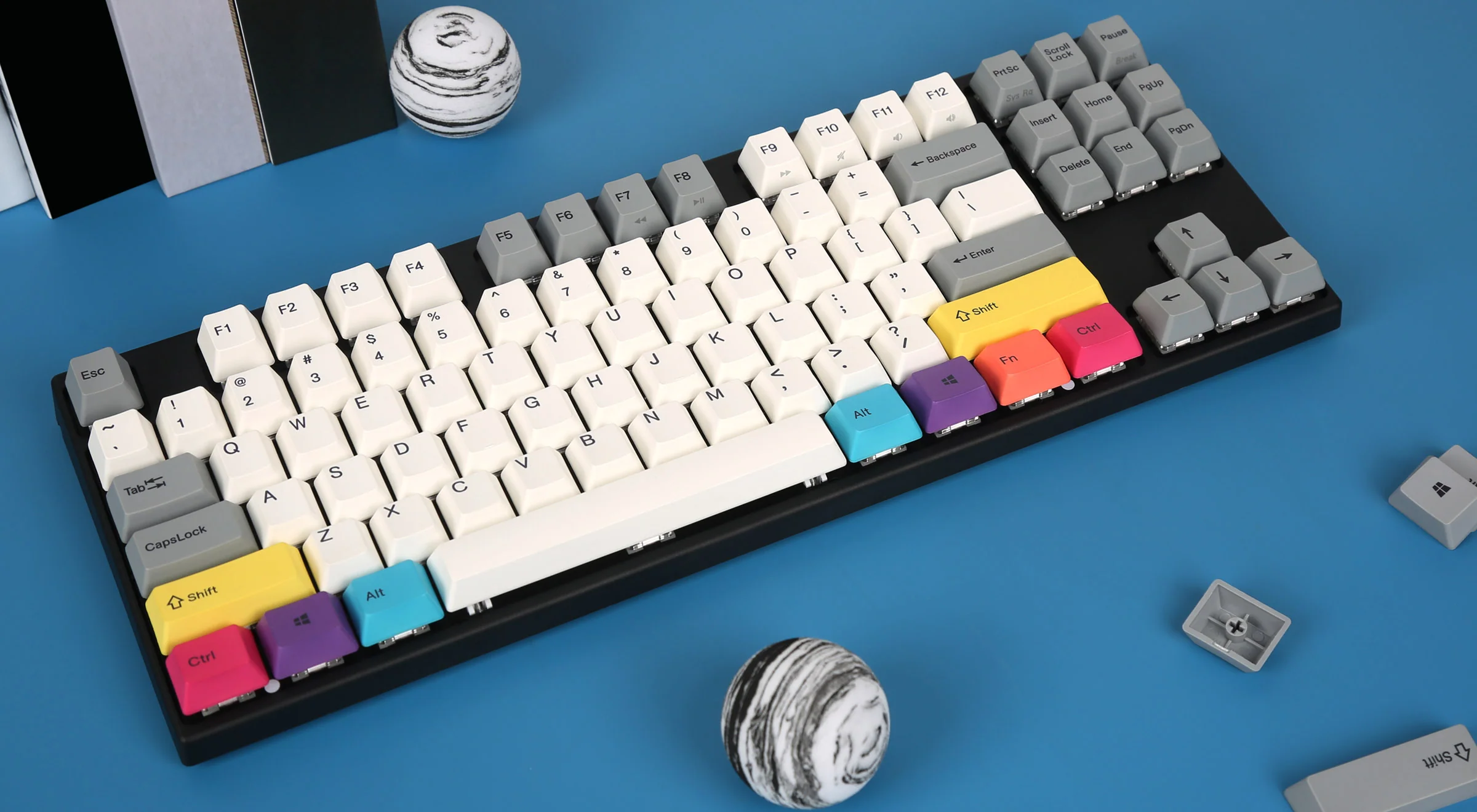 Varmilo VPE87 CMYK TKL Hotswap Triple Mode White LED Mechanical Keyboard - Image 3