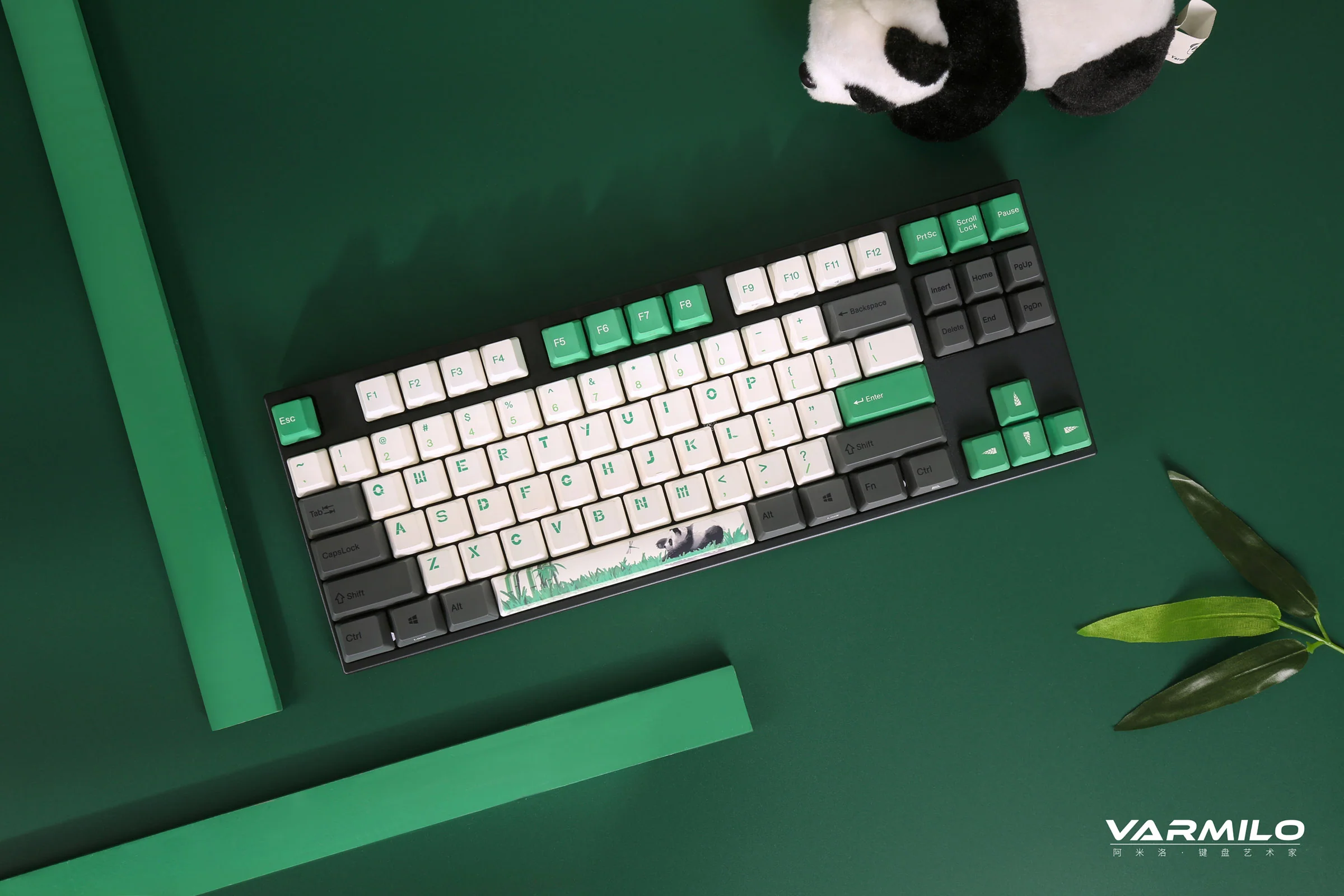 Varmilo VPE87 Panda R2 TKL Hotswap Triple Mode White LED Mechanical Keyboard - Image 3