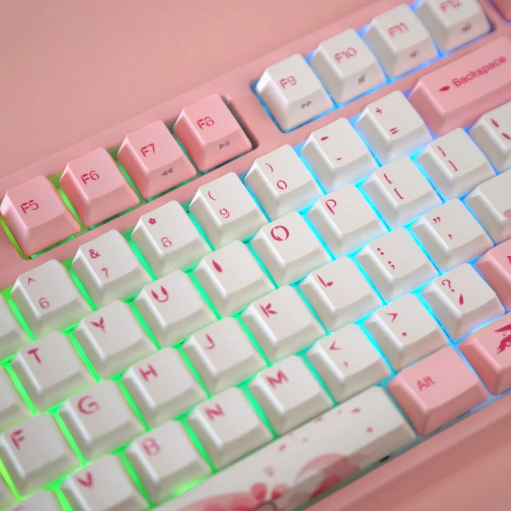 Varmilo VPG108 Sakura R2 Hotswap RGB Mechanical Keyboard - Image 9