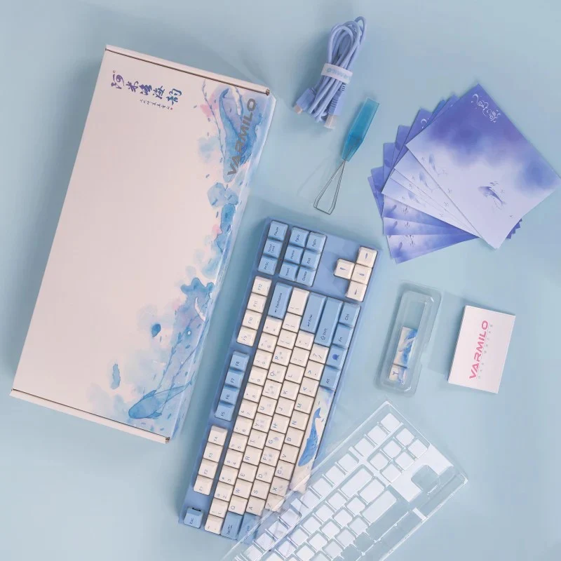 Varmilo VPG87 Sea Melody TKL Hotswap RGB Mechanical Keyboard - Image 2