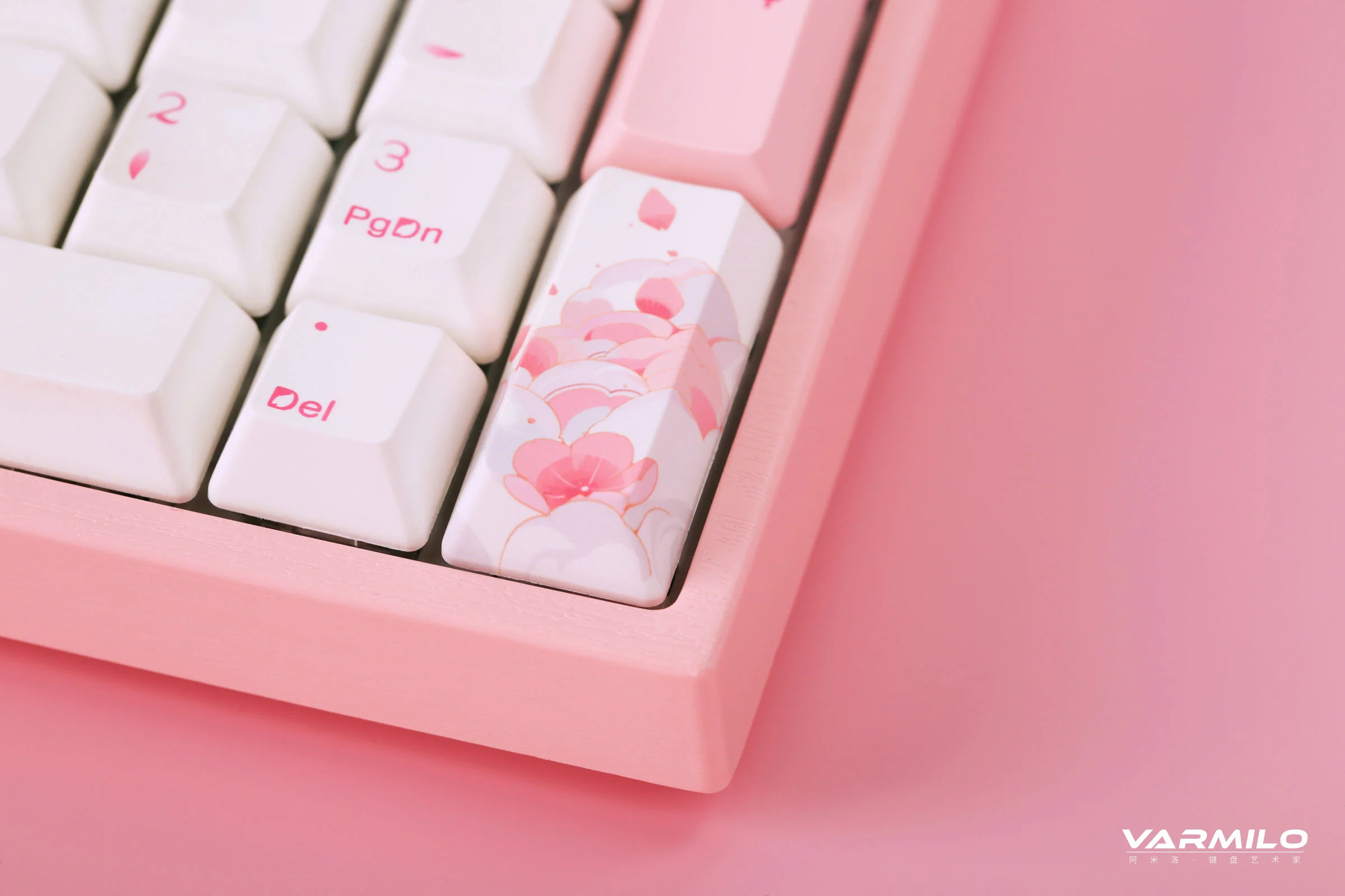 Varmilo VPH108 Sakura R2 White LED Mechanical Keyboard - Image 7