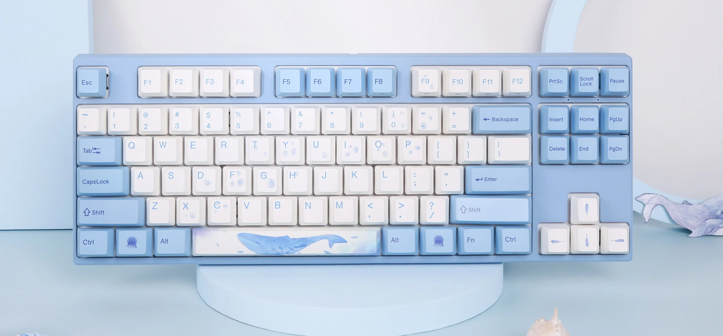 Varmilo VPH87 Sea Melody TKL Hotswap White LED Mechanical Keyboard - Image 2