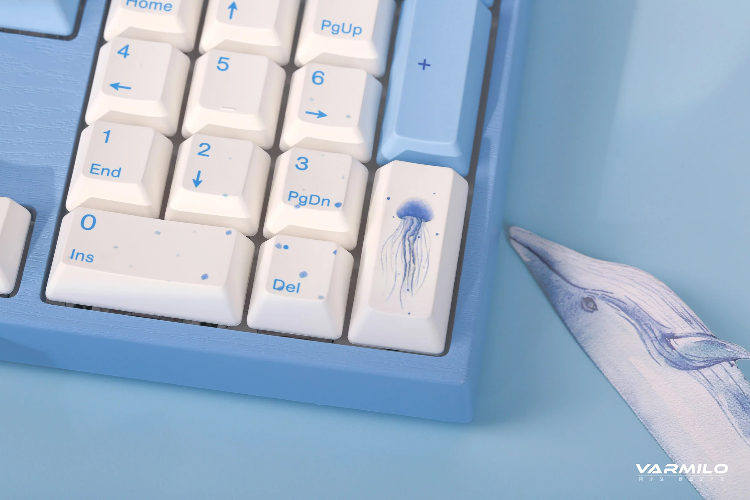 Varmilo VPM108 Sea Melody White LED EC Mechanical Keyboard - Image 6