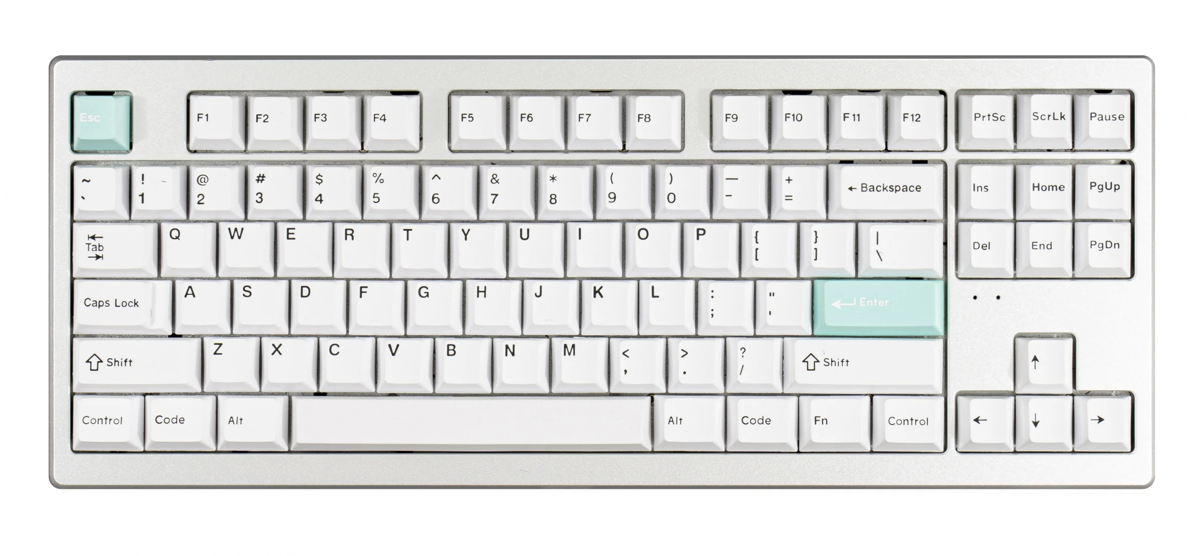 VMK Black on White 171 Key Cherry Profile Double Shot PBT Keycap Set - Image 7
