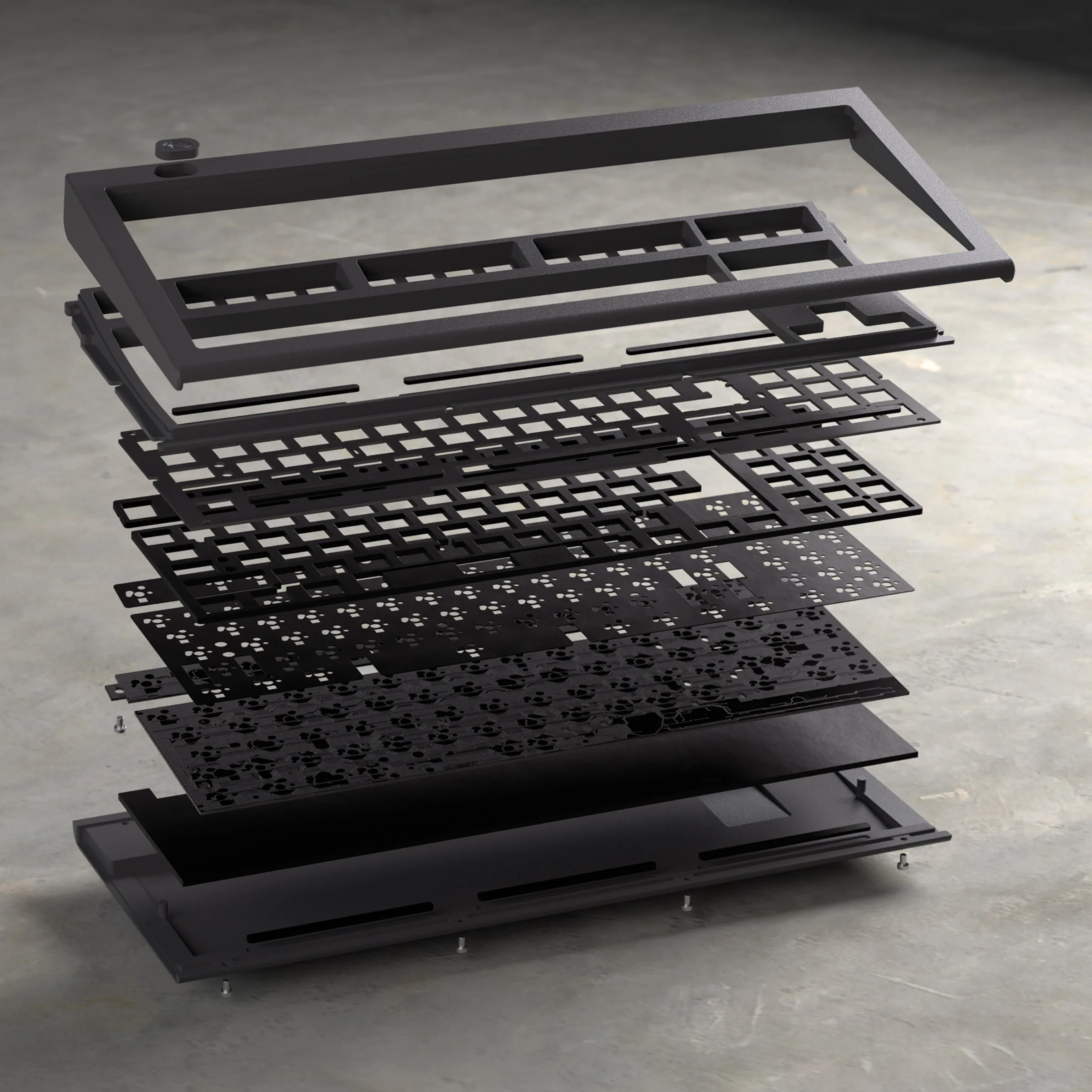 Vortex Model M SSK WK 6.25u Aluminum Barebones TKL Hotswap RGB DIY Keyboard Kit - Image 2