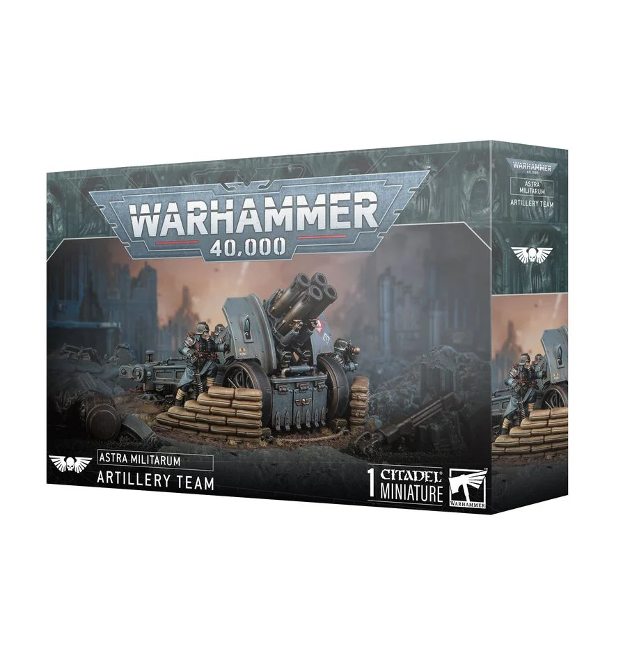 Warhammer 40000 Astra Militarum Krieg Artillery Team