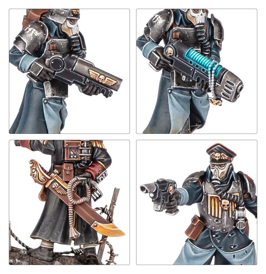Warhammer 40000 Astra Militarum Krieg Command Squad - Image 3