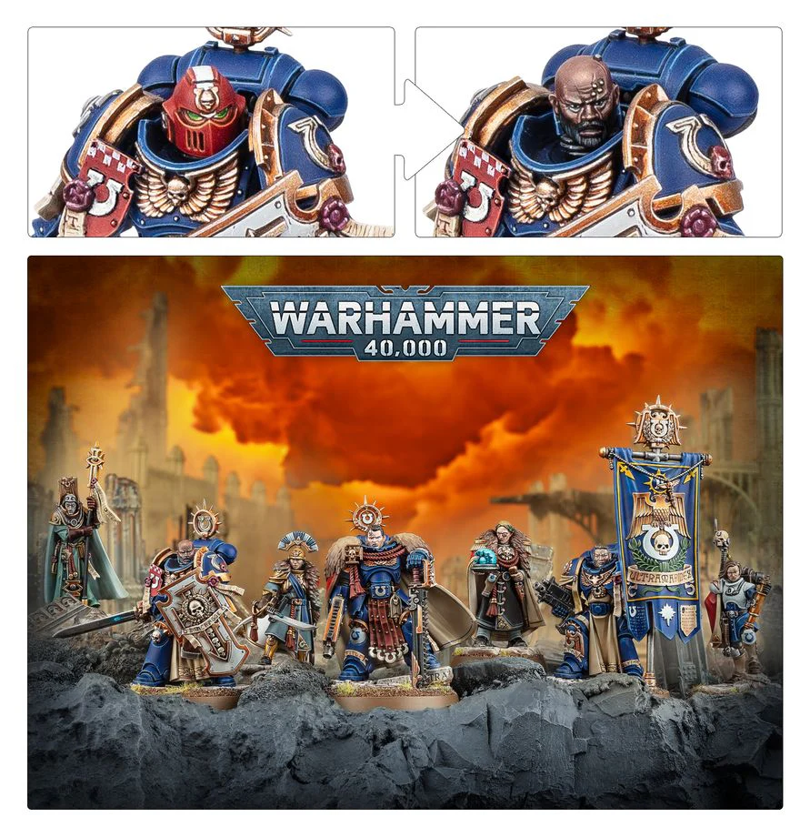 Warhammer 40000 Space Marines Captain Titus and The Wardens of Ultramar - Image 7