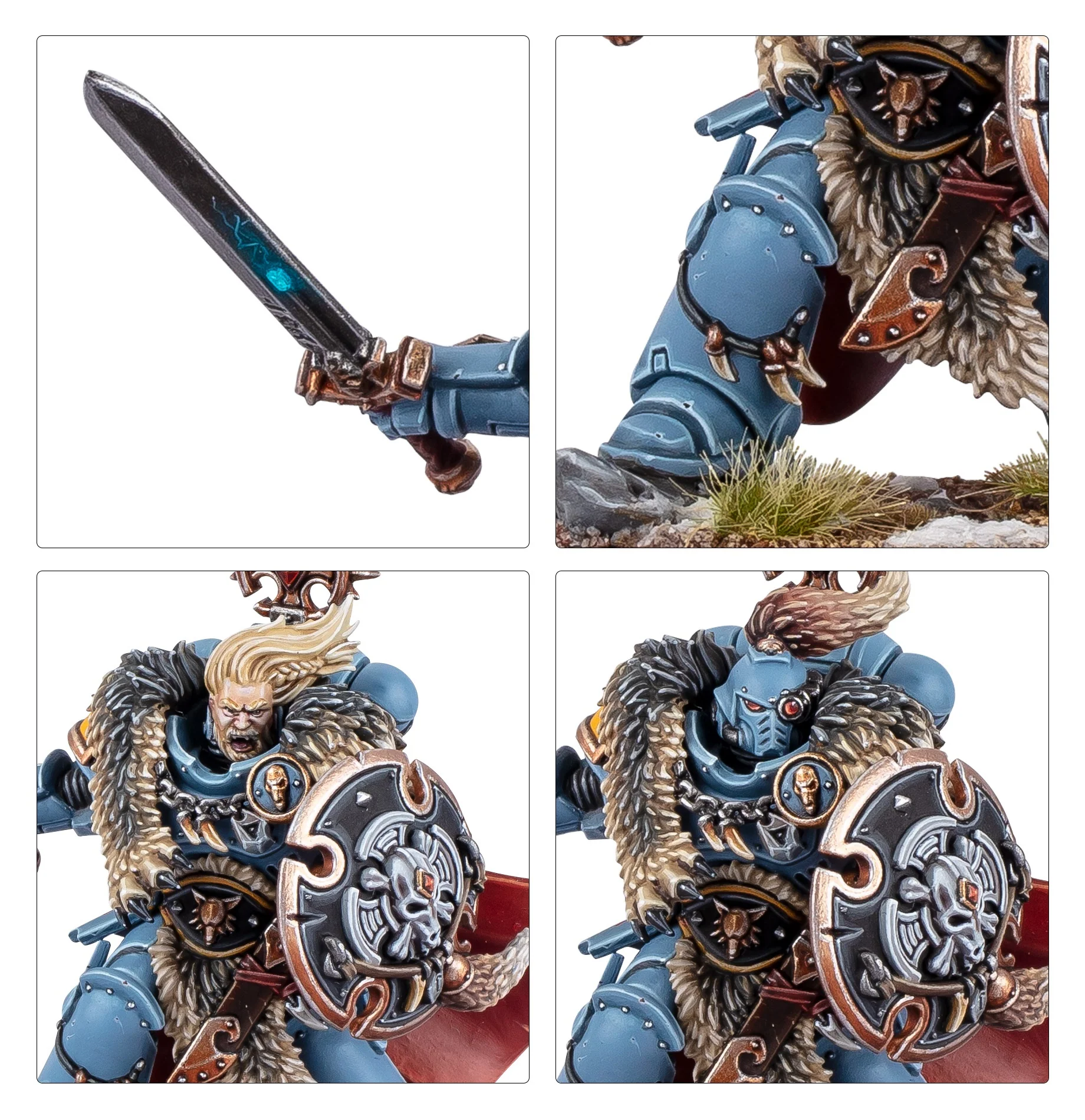 Warhammer 40000 Space Wolves Wolf Guard Battle Leader - Image 2