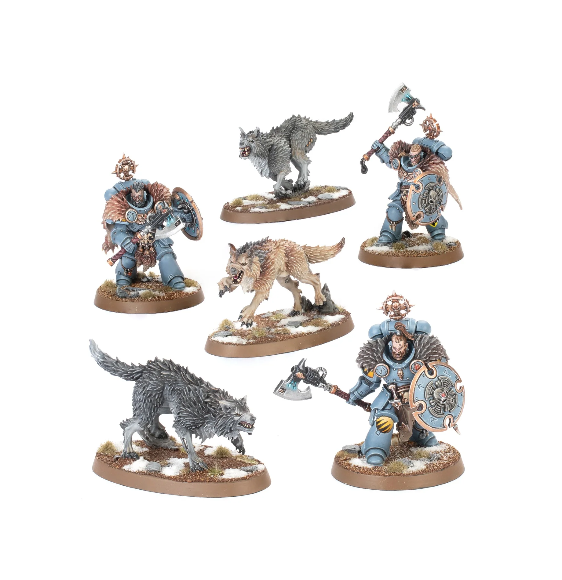 Warhammer 40000 Space Wolves Wolf Guard Headtakers - Image 2