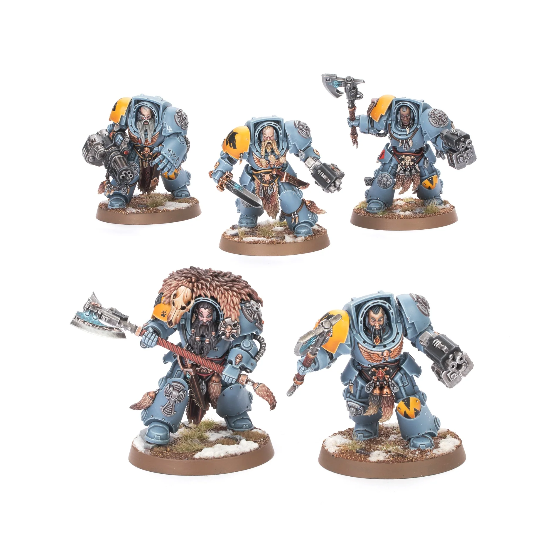 Warhammer 40000 Space Wolves Wolf Guard Terminators - Image 2