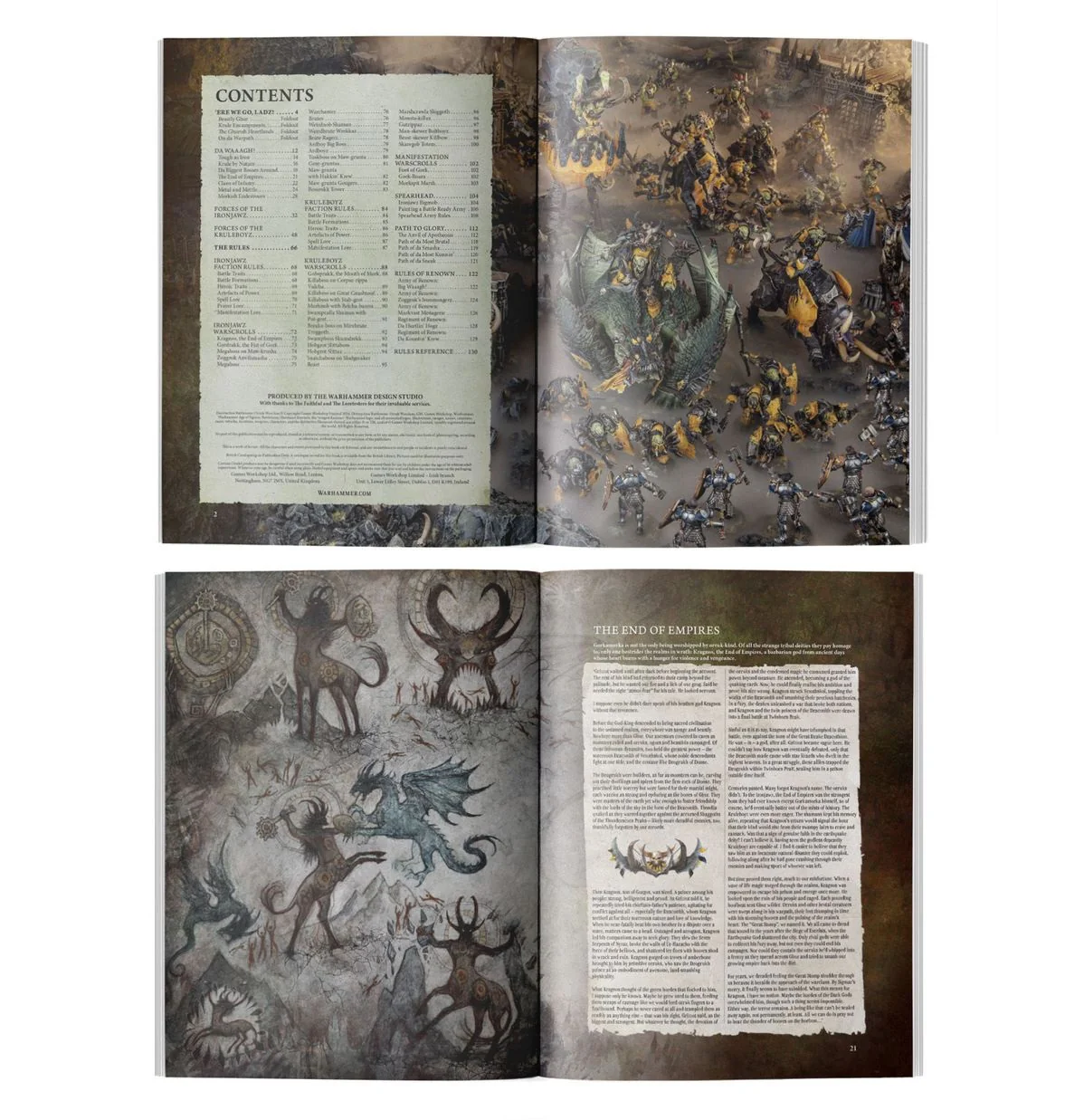 Warhammer Age of Sigmar Destruction Battletome Orruk Warclans - Image 2
