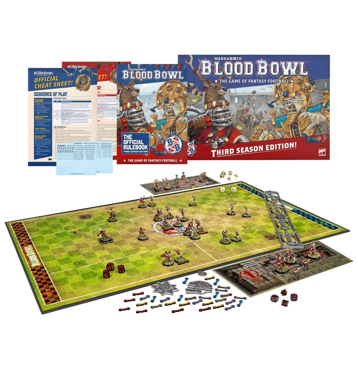 Warhammer Blood Bowl The Game of Fantasy Football Third Season Edition - Image 2